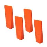 FONDOTIN Holzfällerkeil-set 4-teilig Kunststoff Fällkeil 14 Cm Zum Baumfällen Und Zur Richtungskontrolle