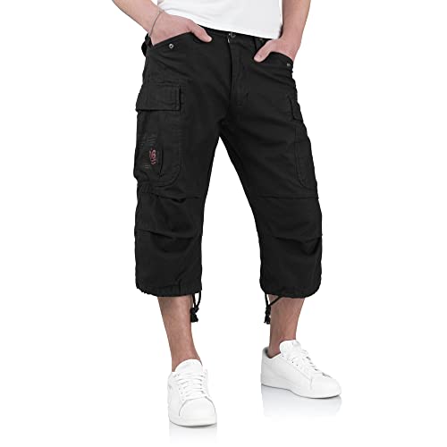 Surplus Engineer Vintage 3/4 Shorts Farbe:-Schwarz Gr:-XL