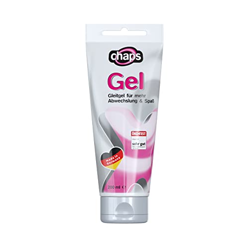 Med Device chaps Gleitgel, Gleit-Gel, Massage-Gel auf Wasserbasis, Made in Germany , (200 ml)1er Pack