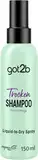 got2b Trockenshampoo Extra Pflege Liquid-to-Dry Spray (150 ml), Dry Shampoo für makellos-frische Looks, Trockenshampoo ohne sichtbare Rückstände mit 24 h fruchtig-floralem Duft