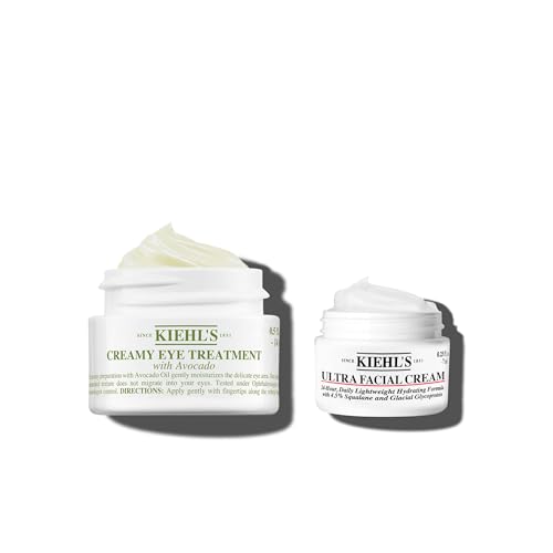 KIEHL'S Creamy Eye Treatment with Avocado, feuchtigkeitsspendende Avocado-Augencreme, Augenpflege für normale und empfindliche Haut
