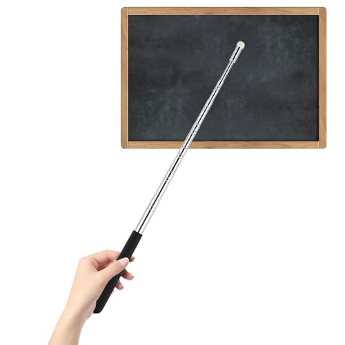 Zeigestab Ausziehbar, 1 Stück Teleskop Stab, Klassenzimmer Zeiger, Zeiger Ausziehbarer,Teleskop Zeigestab, Ausziehbar auf 100 cm, mit Lanyard Lehrzeiger, für Lehrer Whiteboard Tafelzeiger