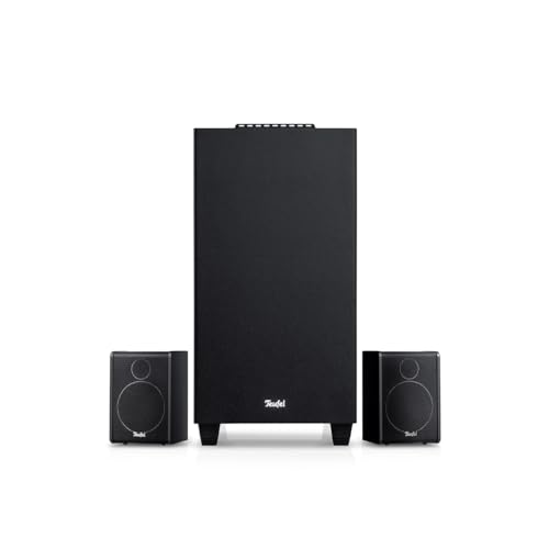 Teufel CONSONO 25 Concept 2.1 Soundsystem, Komplettsystem Heimkino mit integriertem AV-Receiver & Bluetooth, Dolby Audio, USB-C-Soundkartenfunktion, HDMI ARC CEC für Games, Filmton und Musik