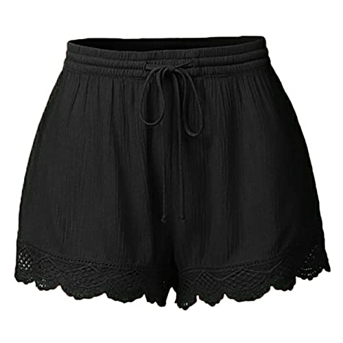 Damen Umstandsmode Shorts 2 Frauen Hosen Seil Sport Tailor Größe Kurze Leinen Herren(Mehrfarbig,4XL)