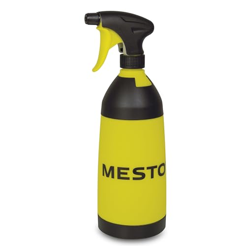 Mesto Handzerstäuber Flip (Sprühflasche, 1 Liter, gelb, 360° Funktion, Handsprüher, Pumpsprüher) 3113R