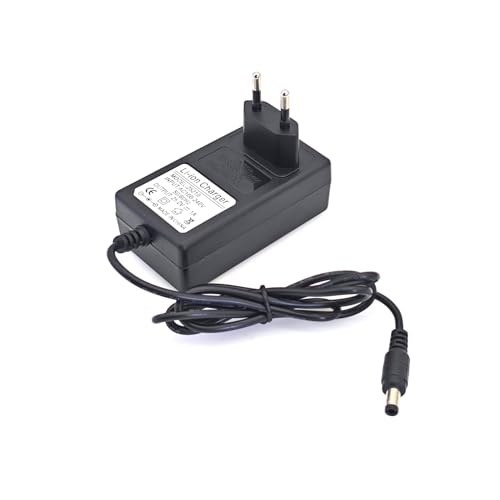 JZK DC 25.2V 1A AC Adapter Ersatz, Li-Ionen Lithium Akku Ladegerät, maximale 25.2W Stromversorgung, Ladestecker