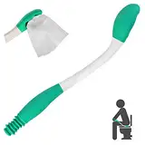 RMENOOR WC Hilfsmittel Lange Reichweite Toilettenhilfen Comfort Easy Wipe Bottom Wischerhalter Toilettenpapier Tissue Grip WC Abwischen Helfer Selbst Afterreiniger Abwischhilfe für Alter Mann