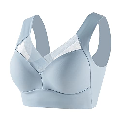 Geilisungren Damen Sport Dessous BH Damen Plus GrößE Seitenverschluss Bh Ohne BüGel GroßE GrößEn Modern Shaping BH Full Cup Ultimate Lifter Stretch Bralette Leichter Push Up BH Mit Hoher UnterstüTzung