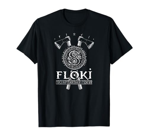 Floki Schiffsbauer Raven-Hrafna Floki Viking Norse Valhalla T-Shirt