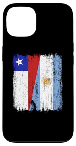 Chile Argentinien halbe Flagge chilenische argentinische Wurzeln Hülle für iPhone 13