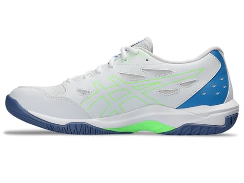 ASICS Herren Gel-Rocket 11 Sneaker, White Lime Burst, 46.5 EU