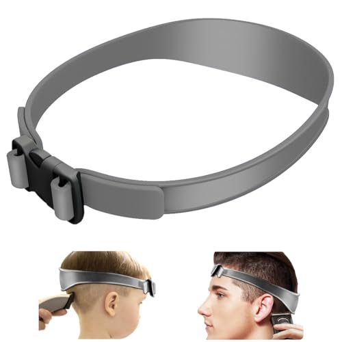 AYVRUOP Gebogene Silikon Haarschnitt Band,Verstellbare Haarschneide Schablone, Gebogenes Haare Selber Schneiden Hilfe,Haarschneide Schablone,gebogenes Haarschnittband für DIY-Haarschneiden