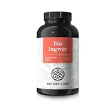 NATURE LOVE® Bio Ingwer Kapseln - 650mg Ingwerwurzel pro Tagesdosis - 9 Monate Reichweite - vegan, hochdosiert, Bio-Qualität - laborgeprüft und in Deutschland produziert