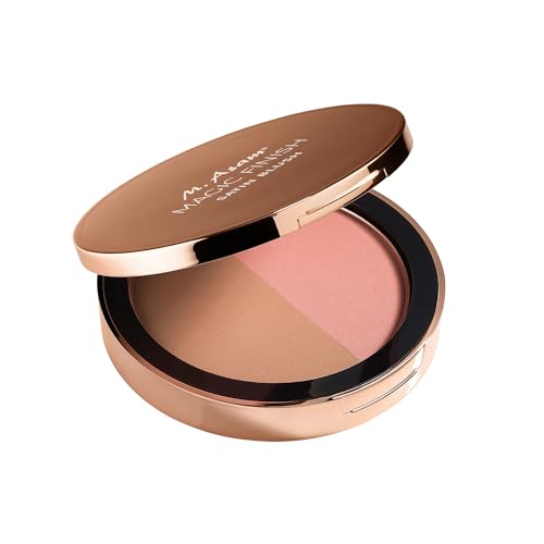 M. Asam MAGIC FINISH Satin Blush Palette Dark Honey und Nude Flush (4g) – Blush mit Satin-Touch Textur & Hyaluron, natürliches Make Up für einen frischen Teint, perfekt verblendbar
