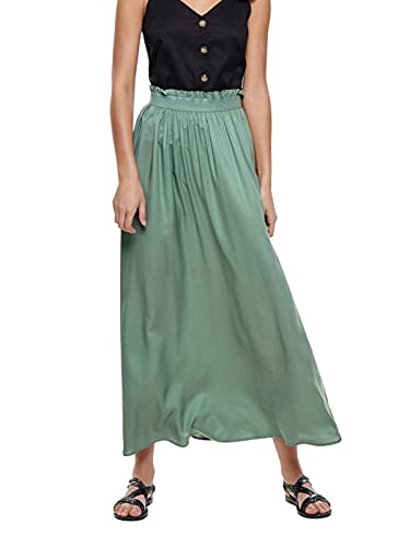 ONLY Damen ONLVENEDIG Life Long Skirt WVN NOOS 15164606, Chinois Green, M