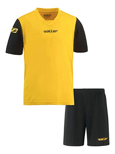 Saller Trikot-Set »sallerVerona« 260 gelb-schwarz Gr. M