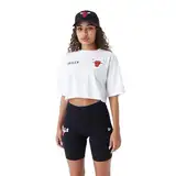 New Era NBA Chicago Bulls Crop T-Shirt Damen Shirt weiß, S