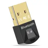 Bluetooth Adapter Für Pc - USB Bluetooth 5.4 Adapter Für Pc Laptop Desktop USB Bluetooth Adapter Bluetooth Dongle Bluetooth Stick Für Pc Bluetooth Adapter Kompatibel Mit Windows 11/10/8.1/7