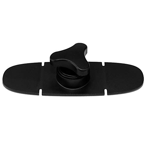 Klebe-Halterung für Buddy Chat Module - Duo und Trio - schwarz - Halter für Headset der Gegensprechanlage - extra Ersatz-Zubehör Klebehalterung Befestigung am Helm