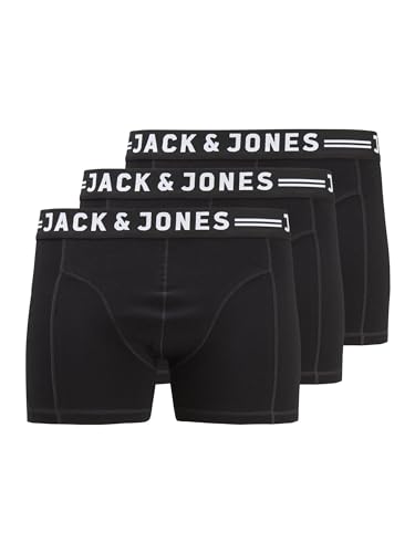 Jack & Jones Sense Trunk Boxershorts Herren (Übergröße) (3-pack) - 5XL