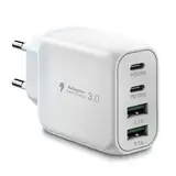 40W USB C Ladegerät, Gcstnn Schnellladegerät 4 Port PD3.0 QC3.0 USB C Ladestecker für iPhone 15 Plus 14 Pro Max 13 Pro 12 Mini 11 SE XS XR 8, Samsung, Xiaomi Handy Ladegerät.