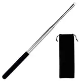 Scettar Zeigestab Ausziehbar 120cm, Teleskop Zeigestab, Edelstahl Lehrer Zeigestock, für Lehrer Whiteboard Tafel Zeiger, für Präsentationen Formate Seminare