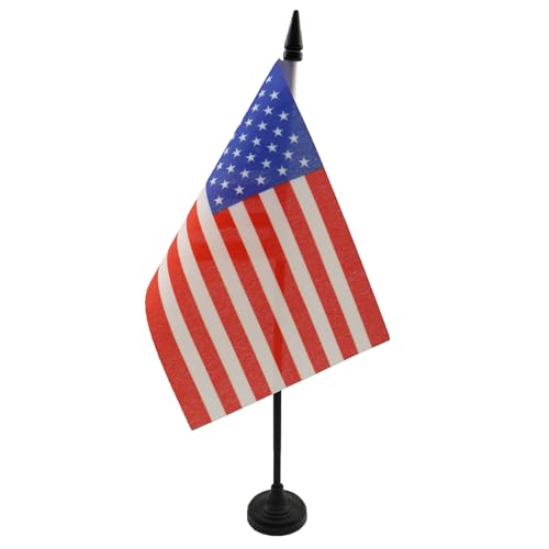 AZ FLAG - Tischflagge Usa Vereinigte Staaten - 15x10 cm - Vereinigten Staaten Von Amerika Tischfahne 10 x 15 Cm - Flaggen