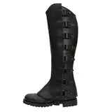 Mittelalter Stiefelüberzieher,Pirate Stiefelstulpen Herren Damen,Mittelalter Stiefel Gamaschen,Mittelalter Kostüm Herren,Steampunk Accessoire für Fasching Kostüme Cosplay,Halloween,Ritter,Krieger