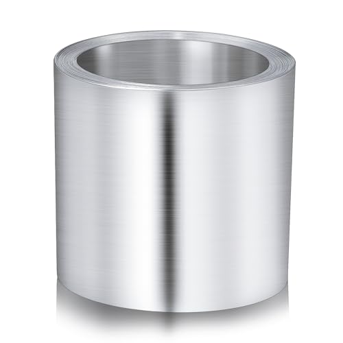 Ripeng 15 m Aluminium-Rolle, blinkendes Dach für Dach und Garten, verhindert Dachflecken, Dachleiste zur Moos- und Schimmelprävention (1 Rolle, 10,2 x 15,7 x 0,0158 cm)
