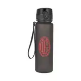 AC Milan Sportflasche mit Tragegriff, 0,5 l, Schwarz, offizielles Produkt