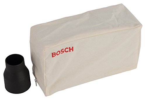 Bosch Professional 1x Staubbeutel (zum Aufsammeln von Schleifstaub, inkl. Adapter, Zubehör Handhobel)