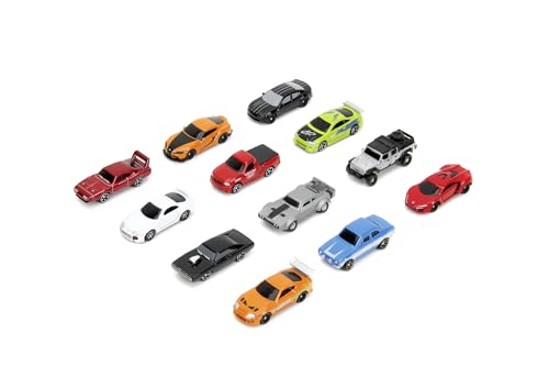 Jada Toys Fast & Furious Auto (1 Modellauto im Mystery Blind Pack) - 1 von 12 detaillierten Nano Spielzeugautos aus Metall (4cm) für Fans und Sammler ab 3 Jahre, Welle 1