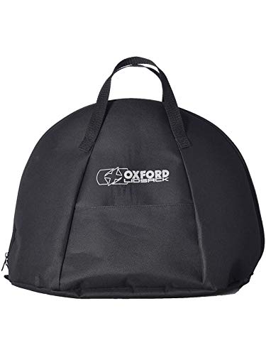 lidsack OL261 Oxford Helmtasche für Motorrad, Schwarz, Wasserdicht