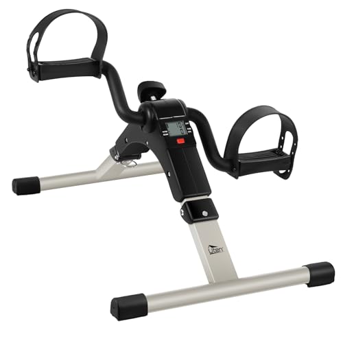 Mini Bike Trainer Pedaltrainer Heimtrainer Arm- und Beintrainer für Zuhause Elektrisch Klappbar Fahrradtrainer Ausdauertraining Sportstraining