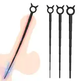 BDSMJOY Harnröhren Dilatatoren Männer,3 PCS Dilator Harnröhre extrem langer,Sexspielzeug für Männer Solo,Plugs Sexspielzeug Penis Plug Katheter Harnröhre Mann,Sex Toyset Herren (Schwarz)