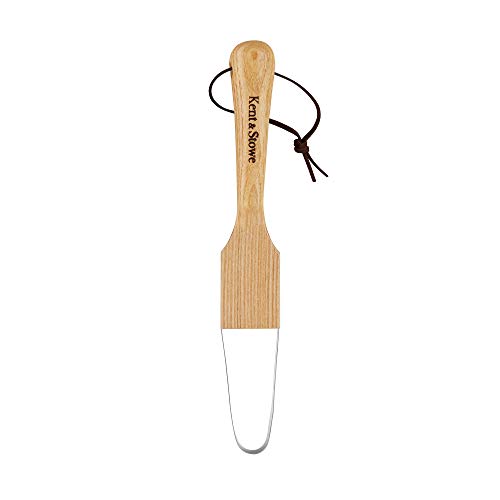 Kent & Stowe Unkrautschlinge – Unkrautjäter aus stabilem Edelstahl zum Durchpflügen, Jätschlinge mit Stiel aus Eschenholz, Länge: 32 cm