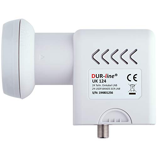 DUR-line UK 124 - Single Ausgang LNB für 24 Teilnehmer LNB SCR/Einkabel/Unicable I + II LNB