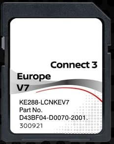 Generisch Aktualisierung der Kartographie GPS Navigation Europa 2022 v7 – (Q1.2021) – D43BF04-D0070-2001 kompatibel mit Nissan Connect 3 LCN2