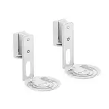 PureMounts Lautsprecher Halterung für Sonos Era 100 2er Set, Lautsprecher Wandhalterung mit Kabelmanagement, Schwenkbar +/-45°, Neigbar 0/-18°, 3Kg Tragkraft, weiß