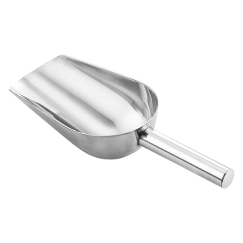 Eisschaufel, Edelstahl Eiswürfel Scoop - Mehrzweck -Trockenwarenschaufel, Süßigkeitenschaufel, Lebensmittelwerkzeuge für Bar Hochzeitshundhundfutter