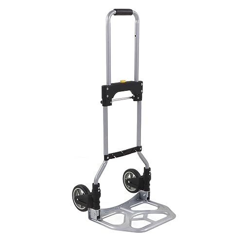 Dolly Cart Tragbarer Klappwagen 70 Kg Lager für Reisen, Hausbewegung, Faltbare LKW Zum Einkaufen, Camping -Eisenmaterial