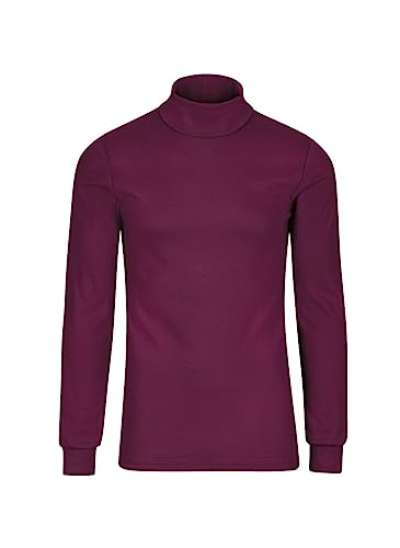 Trigema Damen Rollkragenpullover 585010, Rot (Sangria 089), 44 (Herstellergröße: L)