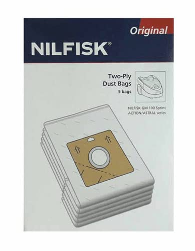 Staubsaugerbeutel Action Plus (X5) + Vorfilter für kleine Haushaltsgeräte Nilfisk Advance – 30050002