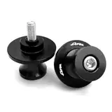 Motorradschwinge Spulen Schieber Für KA&was&AKI Ninja ZX4RR ZX-4RR Ninja 2023 ZX 4RR Motorrad CNC Schwinge Spulen Hinten Ständer Schrauben Sliders(Black)