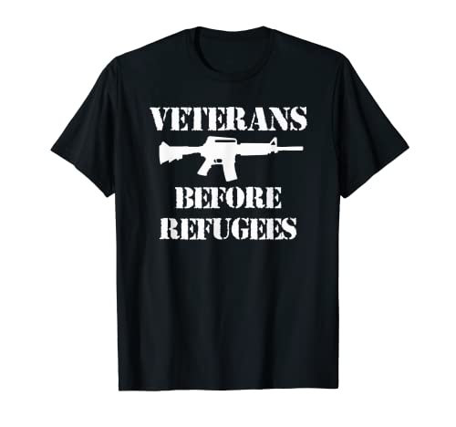 Veteranen vor politischen Flüchtlingen T-Shirt