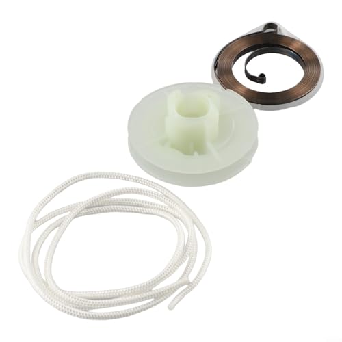 Seilzugstarter Feder & Zugseil Ersatz-Kit für chinesische Kettensägen einschließlich Modelle 4500 und 5200