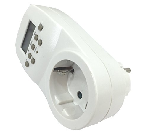 Arcas 94750001 Digitale Zeitschaltuhr ARC-TS-ED201 in weiß
