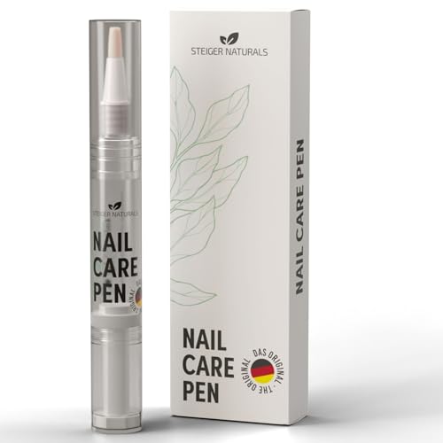 Steiger Naturals Nail Care Pen – Nagelpflegestift für Nägel mit Neem Öl, Jojoba und Teebaum - 100% Natürlich (1er Pack)