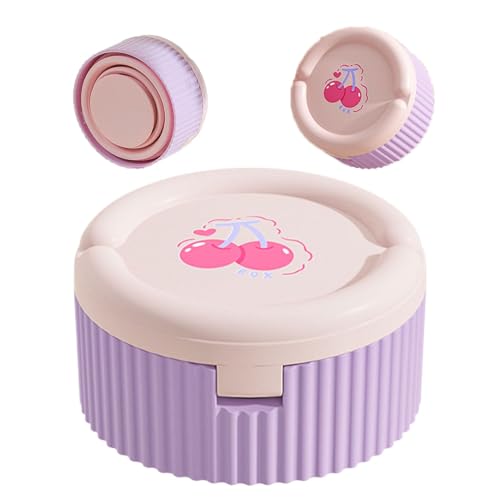 Pillendose für Reisen, Pillenbox - für den täglichen Pillenspender mit faltbarem Wasserbecher - Supplement Organizer für Frauen, Männer, Senioren, Senioren