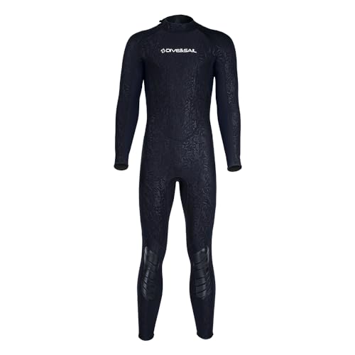 KOCAN Tauchanzug, Ganzkörper-Neoprenanzüge für Männer und Frauen, langärmlig, verdickte Wärme, für Sporttauchen, Surfen, Freitauchen und Winterschwimmen, 3 mm Neoprenanzug,Neoprenanzüge für Männer